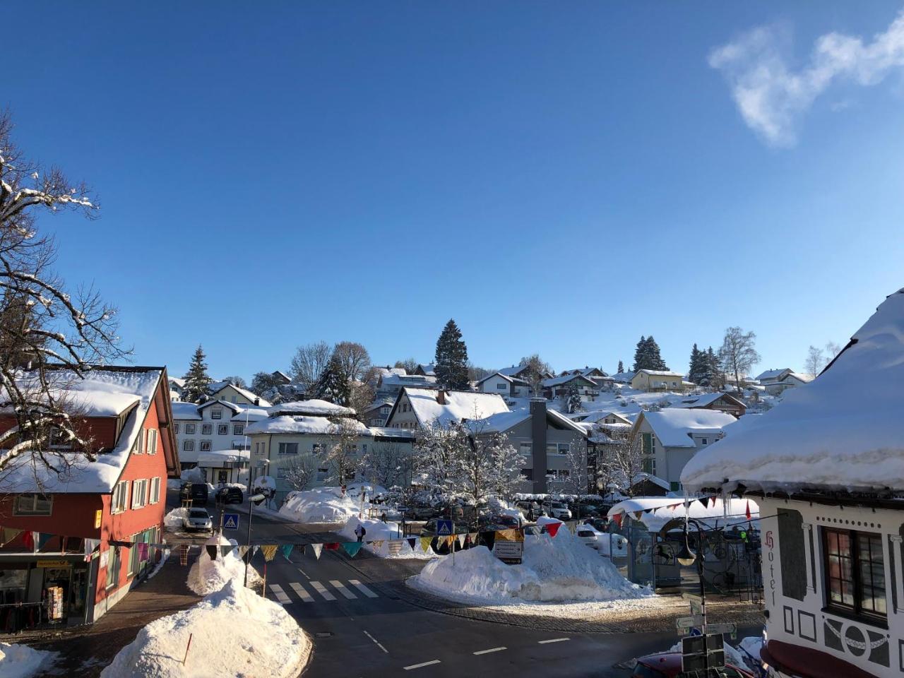 Hotel Alpenrose Gut Schlafen & Fruehstuecken Scheidegg Exterior photo